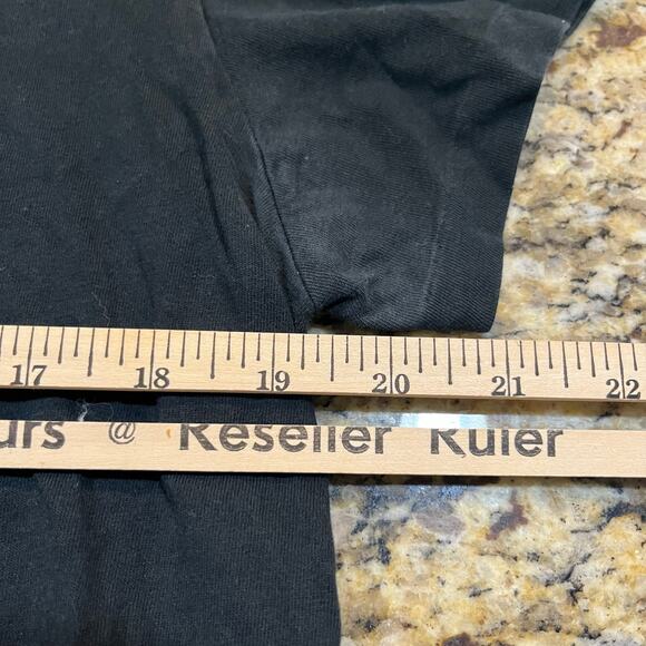 Polo Ralph Lauren Men’s Medium T Shirt Navy Blue Short Sleeve V Neck Logo - Picture 2 of 7